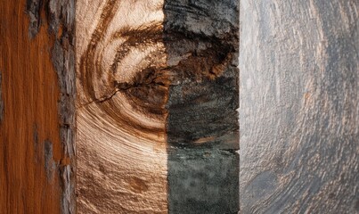 Textured Wood and Metal Surfaces