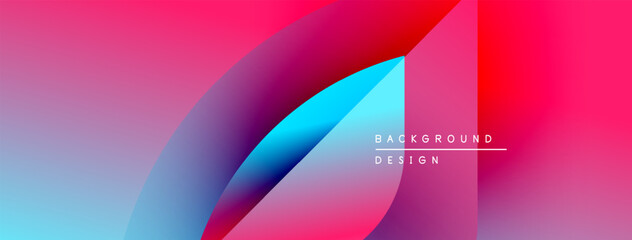 Abstract gradient background. Vivid colors blend, creating dynamic visual effect. Modern design suitable for banners, presentations.