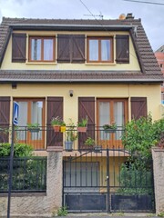 facade of an old building