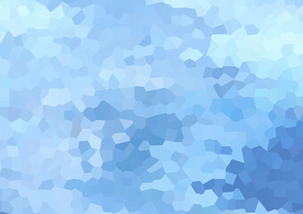 水の中のイメージをモザイク加工したイラスト背景