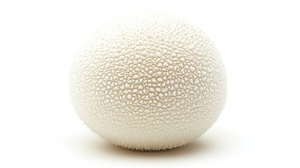 A single, smooth, off-white sphere with a textured surface of small, closely-spaced bumps