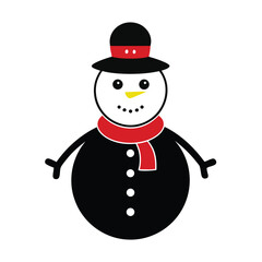 snowman with broom