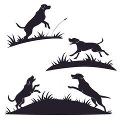 dog silhouette dog silhouette side view dog