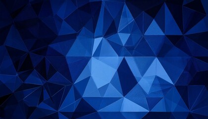 Obraz premium abstract blue triangle background