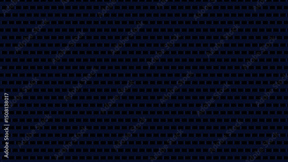 Poster photo of dark blue grid pattern background with a woven texture, creating an abstract and modern des