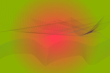 Colorful Abstract Wave Background with Curves and Light Effects