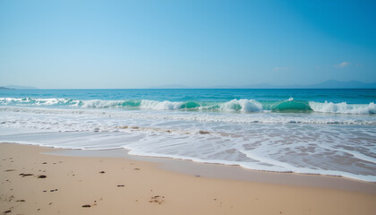 beach in the morning