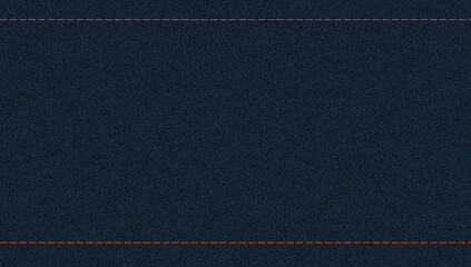 デニム風テクスチャー素材　ステッチ入り　背景素材　グラフィック素材