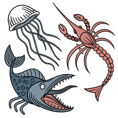 Fototapeta premium life of under the sea