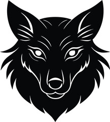 Fototapeta premium Tiger head with fierce and powerful wild animal expression vector art illustration