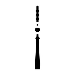 Berlin TV Tower Vector Glyph Icon Design © Muhammad Rizwan