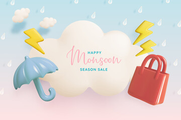 Monsoon season banner sale