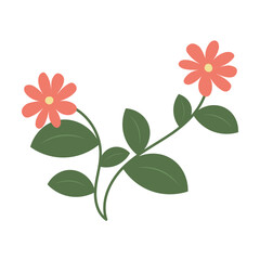 Hand Drawn Flower Element