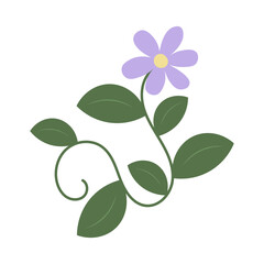 Hand Drawn Flower Element