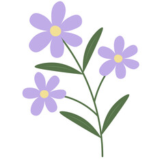 Hand Drawn Flower Element