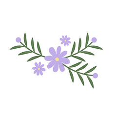 Hand Drawn Flower Element