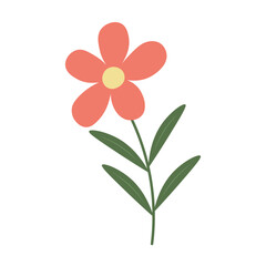 Hand Drawn Flower Element