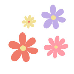 Hand Drawn Flower Element