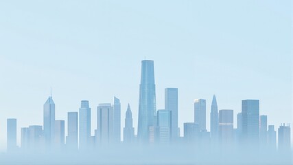 Fototapeta premium modern city skyline