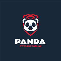 Panda 2 Mascot Logo Design