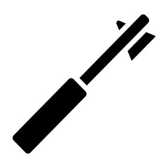 Reflex Hammer Vector Glyph Icon Design