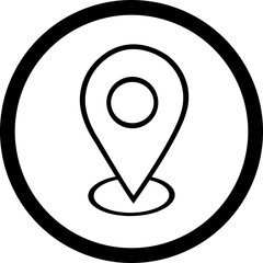 Location pin icon. Map pin place marker. . Map marker pointer icon . symbol collection. Flat style - stock vector . Location icon. Map marker pointer icon GPS location symbol collection. Modern map ma