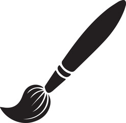 paint brush silhouette, brush outline vector, painting tool silhouette, art brush shape, silhouette of paintbrush, painter brush vector, brush clipart black, artistic brush icon, paint stroke silhouet