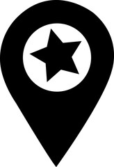 Location pin icon. Map pin place marker. . Map marker pointer icon . symbol collection. Flat style - stock vector . Location icon. Map marker pointer icon GPS location symbol collection. Modern map ma
