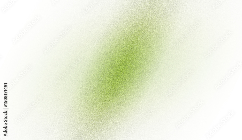 Poster Abstract green textured background with yellow border.