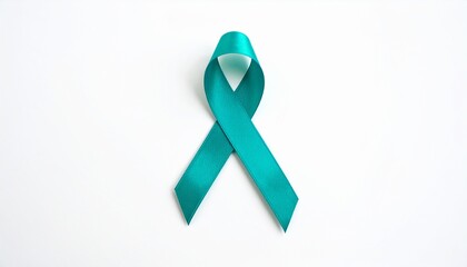 Photo of teal awareness ribbon for Scleroderma awareness