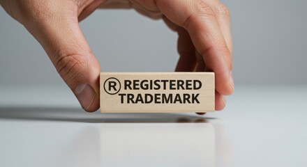 Trademark registration intellectual property concept brand legal protection ownership verification business logo identity validation patent copyright