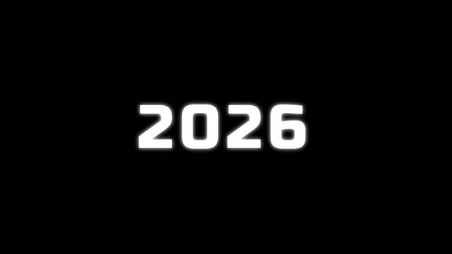 2000 to 2025,2026,2027,2028,2029,2030 countdown new year animation