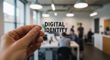 Digital identity technology privacy badge user verification protection innovation data access management online trust profile