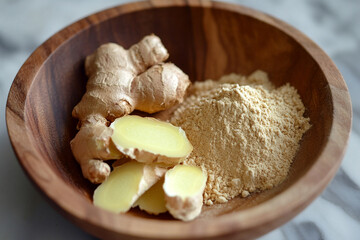 Fototapeta premium ginger powder