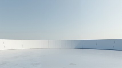 concrete wall and sky