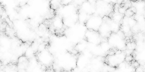 Obraz premium Abstract White and black Stone ceramic art wall interiors backdrop design. Seamless Natural White marble texture panorama background pattern with high resolution