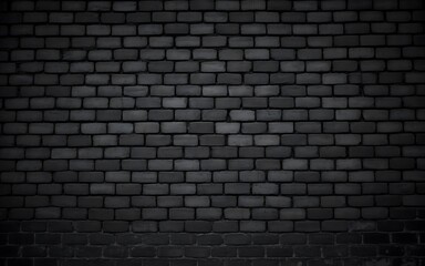 black brick wall, dark background