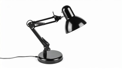 Desk lamp on the white isolated background