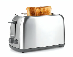Perfectly Toasted Bread Stainless Steel Toaster with Golden Brown Toast