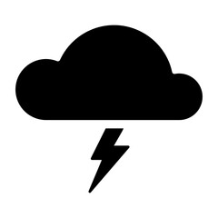 Lightning solid icon