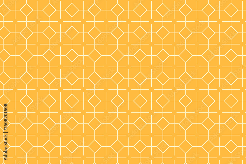 Poster abstract lines geometric pattern with hexagons and rhombuses. hexagonal striped shapes with quilted 