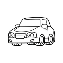 Car Icon. Passenger Car.