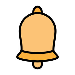Bell Vector Filled Icon Design