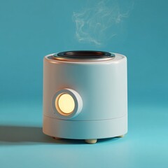 3D electric wax warmer icon, offering a convenient and quick solution for melting wax at home or in the office.