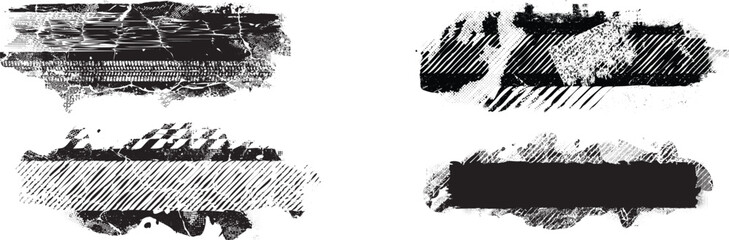 Grunge textured banner with rough edges. Speckled texture. Overlay grunge texture . Simply place texture over any object to create grunge effect . Banner with scratched surface for your design. 