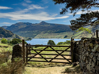 Crummock Water in the Lake District - Cumbria in the northwest of England
