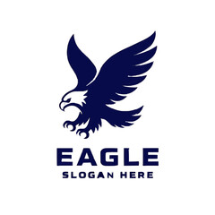 Obraz premium Eagle vector illustration for logo