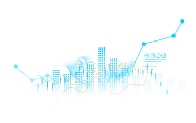 Transparent or PNG  stock market investment trading graph growth.
Trade business analytics graph and financial chart.Price graph and indicator diagrams. 	
