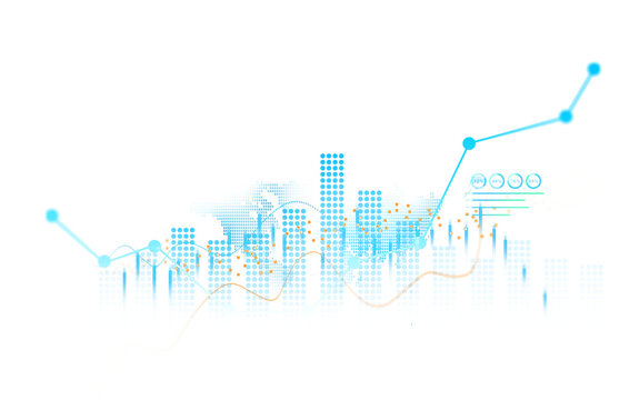 Transparent or PNG  stock market investment trading graph growth.
Trade business analytics graph and financial chart.Price graph and indicator diagrams. 	
