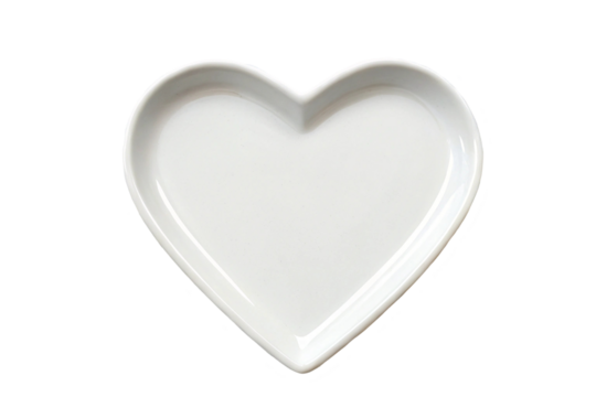 Love plate vector linear icon design isolated on transparent background - Powered by Adobe